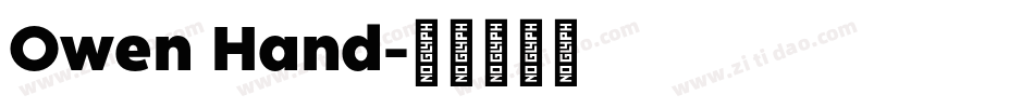 Owen Hand字体转换